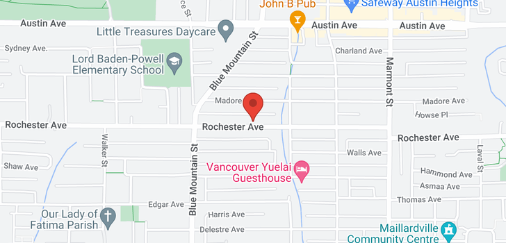 map of 943 ROCHESTER AVENUE